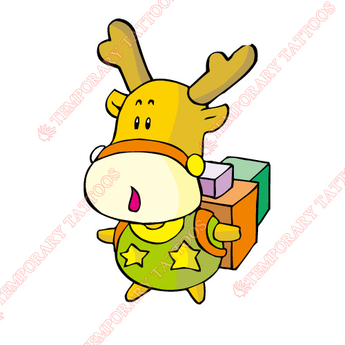 Christmas Customize Temporary Tattoos Stickers NO.3789